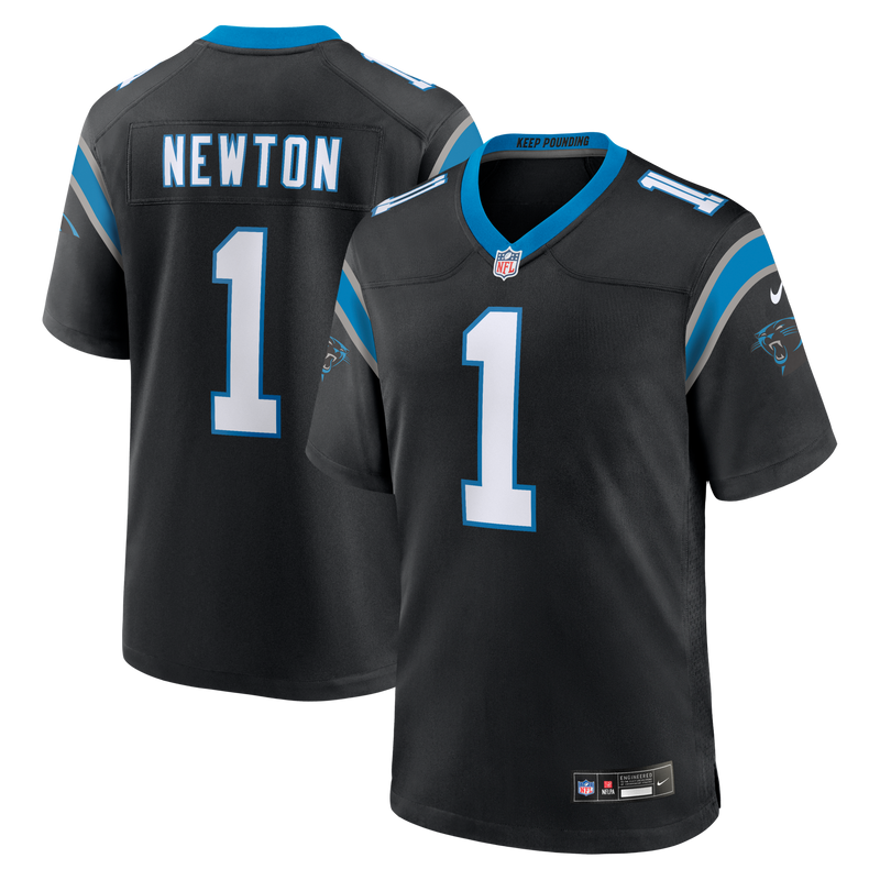 Cam Newton Carolina Panthers Football Jersey, Black Game Sportswear Jersey Shirt, Lightweight Breathable Athletic Jersey, Casual Gift for Men