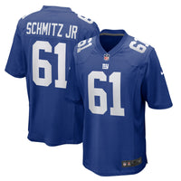 John Michael Schmitz Jr. New York Giants Football Jersey, Sportswear Jersey Shirt, Lightweight Breathable Athletic Jersey, Casual Gift for Men