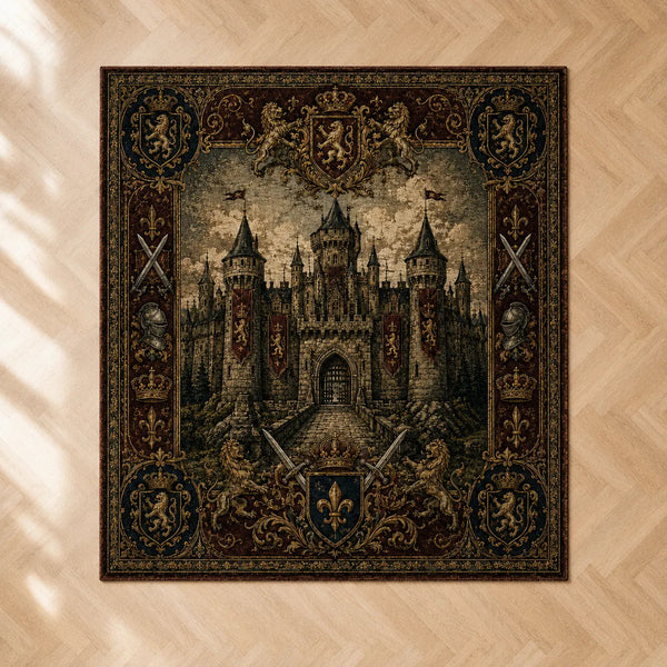 Castle and Crest - A Heraldic Statement Floor Piece - main