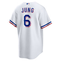 Josh Jung Texas Rangers Baseball Jersey, White Replica Sportswear Jersey Shirt, Lightweight Breathable Athletic Jersey, Casual Gift for Men