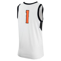 Oklahoma State Cowboys Retro Basketball Jersey, White Replica Sportswear Jersey Shirt, Sleeveless Athletic Tank Jersey, Casual Gift for Men