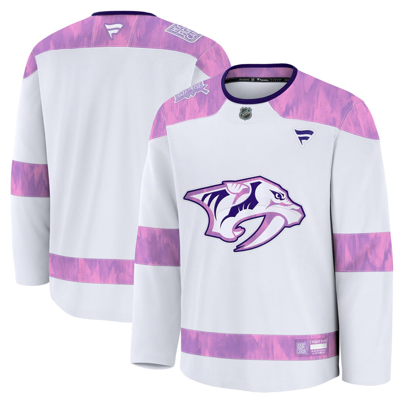 Nashville Predators Hockey Jersey, White Sportswear Jersey Shirt, Long Sleeve Hockey Sweater Jersey, Casual Gift for Men, Style 202439773