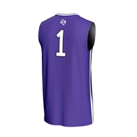 Stephen F Austin Lumberjacks Basketball Jersey, Purple Fashion Sportswear Jersey Shirt, Sleeveless Athletic Tank Jersey, Casual Gift for Men
