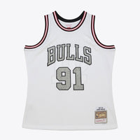 Chicago Bulls Basketball Jersey, White Swingman Sportswear Jersey Shirt, Sleeveless Athletic Tank Jersey, Casual Gift for Men, Style 204330105
