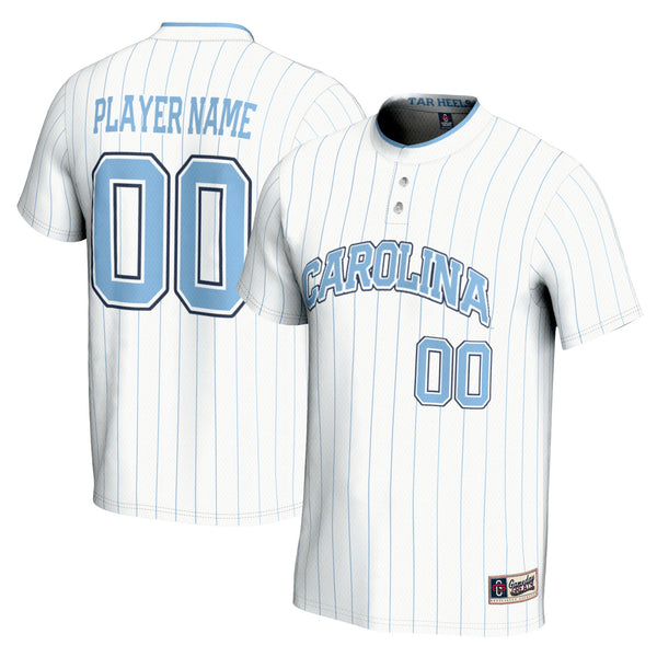 North Carolina Tar Heels NIL Pick-A-Player Softball Lightweight Jersey - White