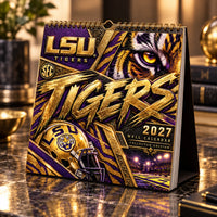 LSU Gilded Stripe - Tiger Gaze Calendar Cover