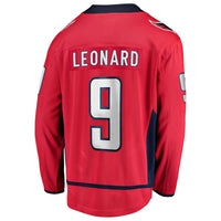 Ryan Leonard Washington Capitals Hockey Jersey, Red Breakaway Sportswear Jersey Shirt, Long Sleeve Hockey Sweater Jersey, Casual Gift for Men