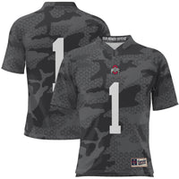 Ohio State Buckeyes Football Jersey, Black Sportswear Jersey Shirt, Lightweight Breathable Athletic Jersey, Casual Gift for Men