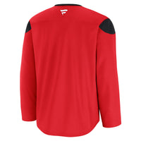 New Jersey Devils Hockey Jersey, Red Sportswear Jersey Shirt, Long Sleeve Hockey Sweater Jersey, Casual Gift for Men