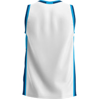 Mid Michigan College Basketball Jersey, White Sportswear Jersey Shirt, Sleeveless Athletic Tank Jersey, Casual Gift for Men, Style 200305326