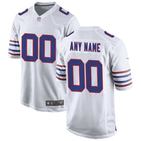 Buffalo Bills Football Jersey, White Game Alternate Sportswear Jersey Shirt, Lightweight Breathable Athletic Jersey, Casual Gift for Men