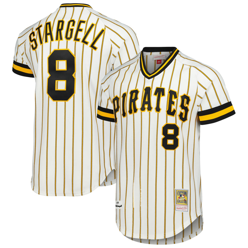 Willie Stargell Pittsburgh Pirates Baseball Jersey, White Sportswear Jersey Shirt, Lightweight Breathable Athletic Jersey, Casual Gift for Men