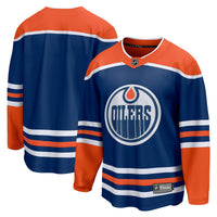 Edmonton Oilers Hockey Jersey, Royal Breakaway Sportswear Jersey Shirt, Long Sleeve Hockey Sweater Jersey, Casual Gift for Men, Style 5143783
