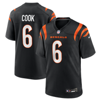 Bryan Cook Cincinnati Bengals Football Jersey, Black Game Sportswear Jersey Shirt, Lightweight Breathable Athletic Jersey, Casual Gift for Men