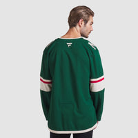Minnesota Wild Hockey Jersey, Green Premium Sportswear Jersey Shirt, Long Sleeve Hockey Sweater Jersey, Casual Gift for Men, Style 202015698