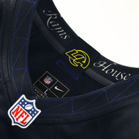Puka Nacua Los Angeles Rams Football Jersey, Blue Game Sportswear Jersey Shirt, Lightweight Breathable Athletic Jersey, Casual Gift for Men