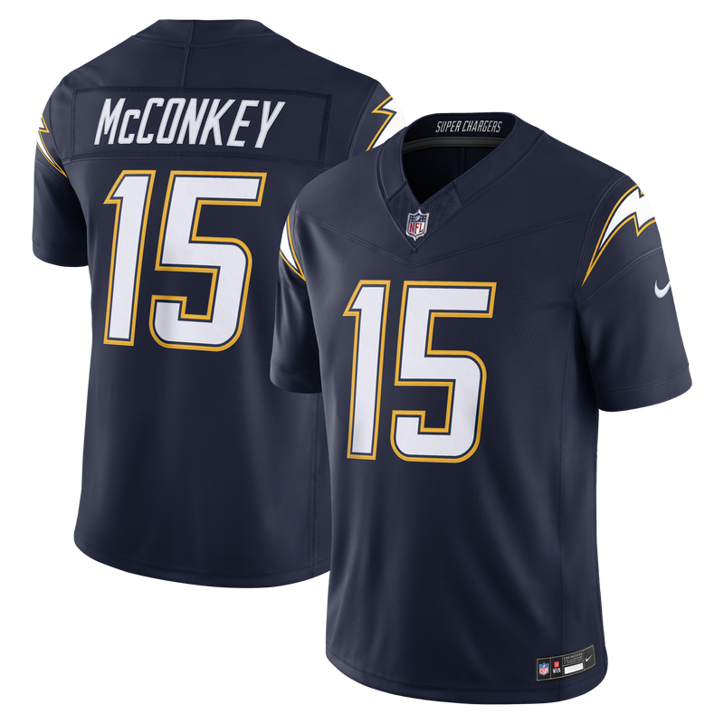 Ladd McConkey Los Angeles Chargers Football Jersey, Sportswear Jersey Shirt, Lightweight Athletic Jersey, Casual Gift for Men, Style 2001807480