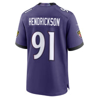Trey Hendrickson Baltimore Ravens Football Jersey, Purple Sportswear Jersey Shirt, Lightweight Breathable Athletic Jersey, Casual Gift for Men