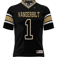 Vanderbilt Commodores Football Jersey, Sportswear Jersey Shirt, Lightweight Breathable Athletic Jersey, Casual Gift for Men, Style 200425294
