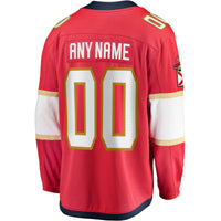 Florida Panthers Hockey Jersey, Red Breakaway Sportswear Jersey Shirt, Long Sleeve Hockey Sweater Jersey, Casual Gift for Men, Style 2791499