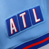 Atlanta Braves Baseball Jersey, Powder Blue Authentic Sportswear Jersey Shirt, Lightweight Breathable Athletic Jersey, Casual Gift for Men