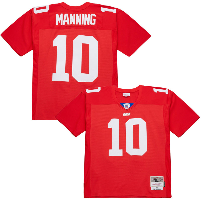 Eli Manning New York Giants Football Jersey, Red Replica Sportswear Jersey Shirt, Lightweight Breathable Athletic Jersey, Casual Gift for Men