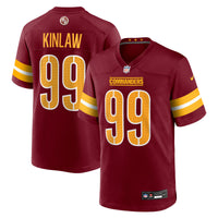 Javon Kinlaw Washington Commanders Football Jersey, Sportswear Jersey Shirt, Lightweight Breathable Athletic Jersey, Casual Gift for Men