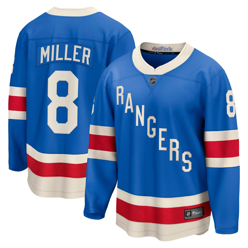 J.T. Miller New York Rangers Hockey Jersey, Blue Breakaway Sportswear Jersey Shirt, Long Sleeve Hockey Sweater Jersey, Casual Gift for Men