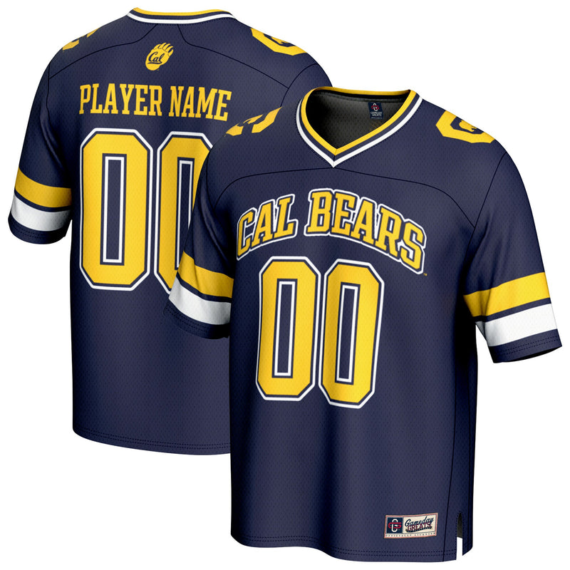 Cal Bears Football Jersey, Navy Fashion Sportswear Jersey Shirt, Lightweight Breathable Athletic Jersey, Casual Gift for Men