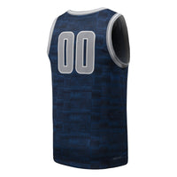 Georgetown Hoyas Basketball Jersey, Navy Replica Sportswear Jersey Shirt, Sleeveless Athletic Tank Jersey, Casual Gift for Men