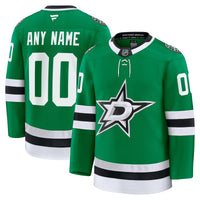 Dallas Stars Hockey Jersey, Kelly Green Premium Home Sportswear Jersey Shirt, Long Sleeve Hockey Sweater Jersey, Casual Gift for Men