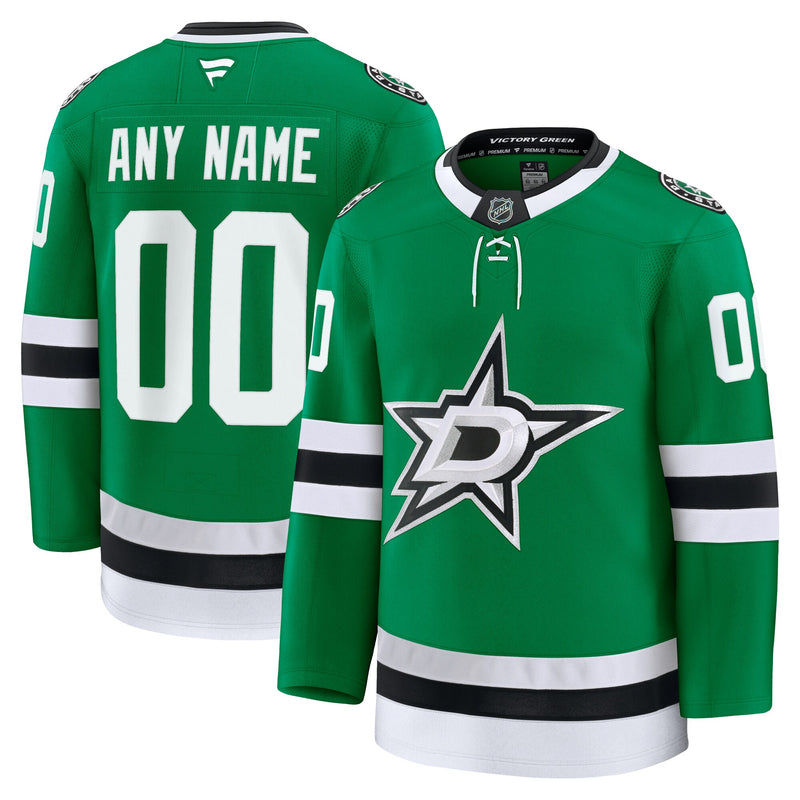 Dallas Stars Hockey Jersey, Kelly Green Premium Home Sportswear Jersey Shirt, Long Sleeve Hockey Sweater Jersey, Casual Gift for Men