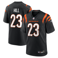 Daxton Hill Cincinnati Bengals Football Jersey, Black Game Sportswear Jersey Shirt, Lightweight Breathable Athletic Jersey, Casual Gift for Men
