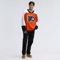 Philadelphia Flyers Hockey Jersey, Orange Sportswear Jersey Shirt, Long Sleeve Hockey Sweater Jersey, Casual Gift for Men, Style 201897980