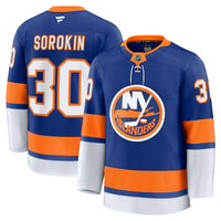 Ilya Sorokin New York Islanders Hockey Jersey, Royal Premium Sportswear Jersey Shirt, Long Sleeve Hockey Sweater Jersey, Casual Gift for Men
