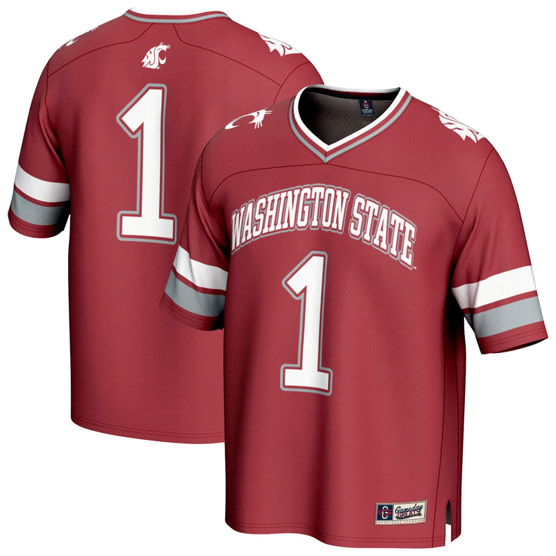 Washington State Cougars Football Jersey, Sportswear Jersey Shirt, Lightweight Breathable Athletic Jersey, Casual Gift for Men, Style 202220778