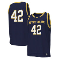 Notre Dame Fighting Irish Basketball Jersey, Navy Replica Sportswear Jersey Shirt, Sleeveless Athletic Tank Jersey, Casual Gift for Men