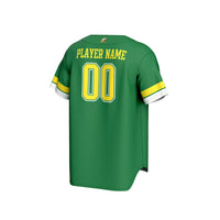 Oregon Ducks Baseball Jersey, Green Fashion Lightweight Sportswear Jersey Shirt, Lightweight Breathable Athletic Jersey, Casual Gift for Men