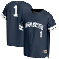 Penn State Nittany Lions Baseball Jersey, Sportswear Jersey Shirt, Lightweight Breathable Athletic Jersey, Casual Gift for Men, Style 202693996