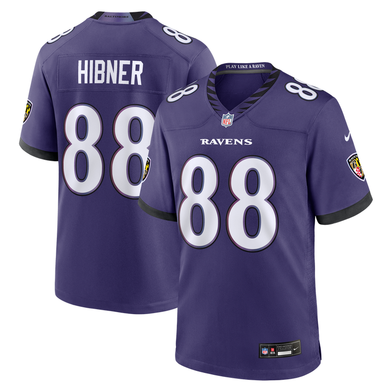 Matthew Hibner Baltimore Ravens Football Jersey, Purple Sportswear Jersey Shirt, Lightweight Breathable Athletic Jersey, Casual Gift for Men