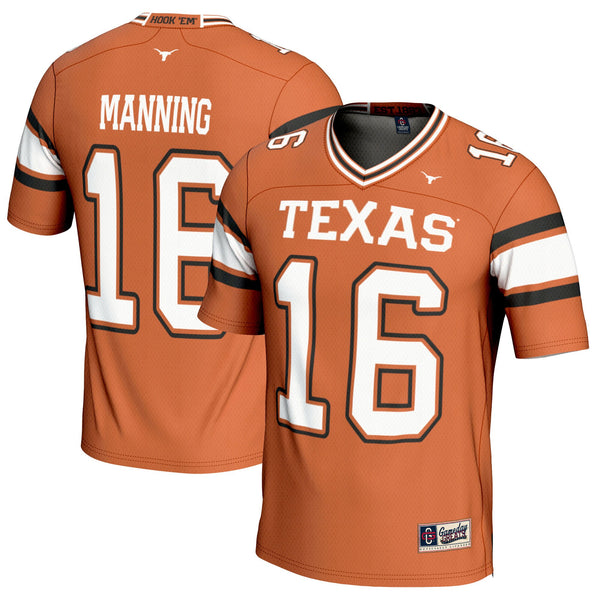Arch Manning Texas Longhorns NIL Player Football Jersey - Texas Orange