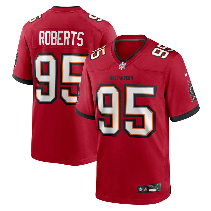 Elijah Roberts Tampa Bay Buccaneers Football Jersey, Red Sportswear Jersey Shirt, Lightweight Breathable Athletic Jersey, Casual Gift for Men