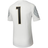 UCF Knights Football Jersey, White Replica Sportswear Jersey Shirt, Lightweight Breathable Athletic Jersey, Casual Gift for Men
