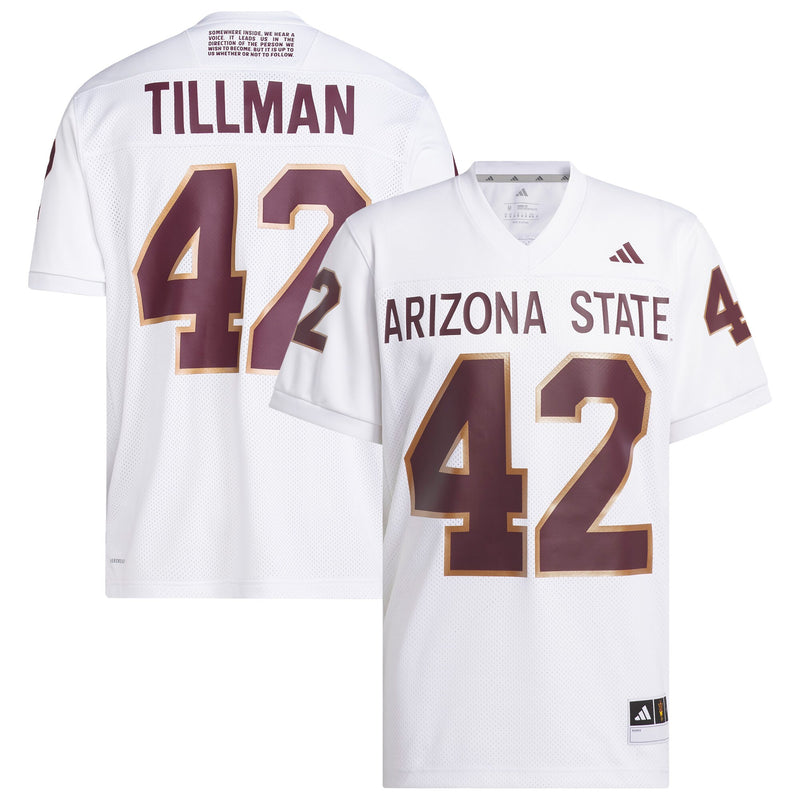 Arizona State Sun Devils Football Jersey, White Away Sportswear Jersey Shirt, Lightweight Breathable Athletic Jersey, Casual Gift for Men