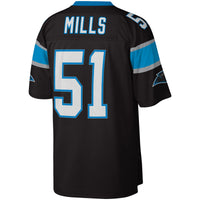 Sam Mills Carolina Panthers Football Jersey, Black Replica Sportswear Jersey Shirt, Lightweight Breathable Athletic Jersey, Casual Gift for Men