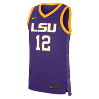 LSU Tigers Basketball Jersey, Purple Replica Sportswear Jersey Shirt, Sleeveless Athletic Tank Jersey, Casual Gift for Men