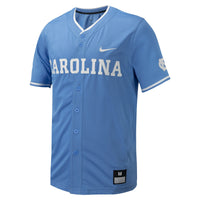 North Carolina Tar Heels Baseball Jersey, Blue Replica Sportswear Jersey Shirt, Lightweight Breathable Athletic Jersey, Casual Gift for Men