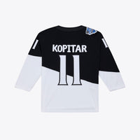 Anze Kopitar Los Angeles Kings Hockey Jersey, Black Sportswear Jersey Shirt, Long Sleeve Hockey Sweater Jersey, Casual Gift for Men
