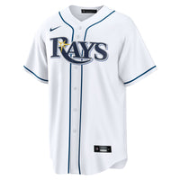Tampa Bay Rays Baseball Jersey, White Sportswear Jersey Shirt, Lightweight Breathable Athletic Jersey, Casual Gift for Men, Style 201928144