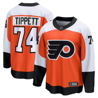 Owen Tippett Philadelphia Flyers Hockey Jersey, Orange Breakaway Sportswear Jersey Shirt, Long Sleeve Hockey Sweater Jersey, Casual Gift for Men